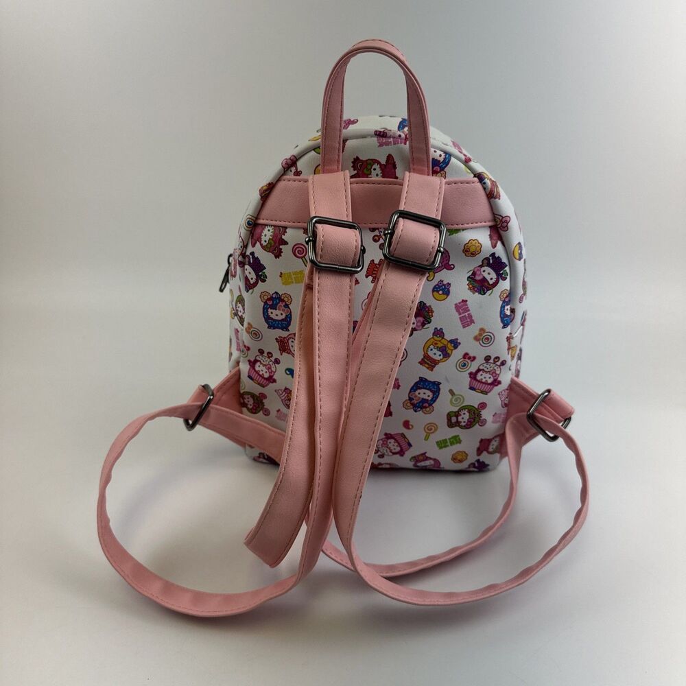 Loungefly Sanrio Hello Kitty Monster Costumes Mini Backpack Pink Faux Leather - Picture 5 of 16